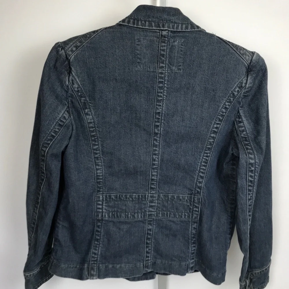Route 66 Double‎ Breasted Blue Jean Jacket